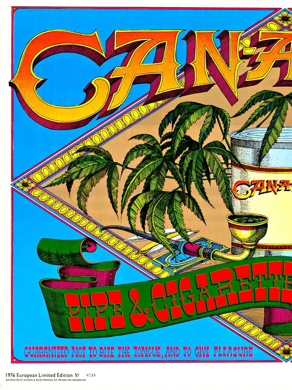 Poster d'epoca originale di CANABLIS o CAN-A-BLIS in edizione limitata europea Grande - Print di Rick Alden Griffin