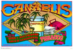 Original CANABLIS or CAN-A-BLIS European Limited Edition vintage poster Large