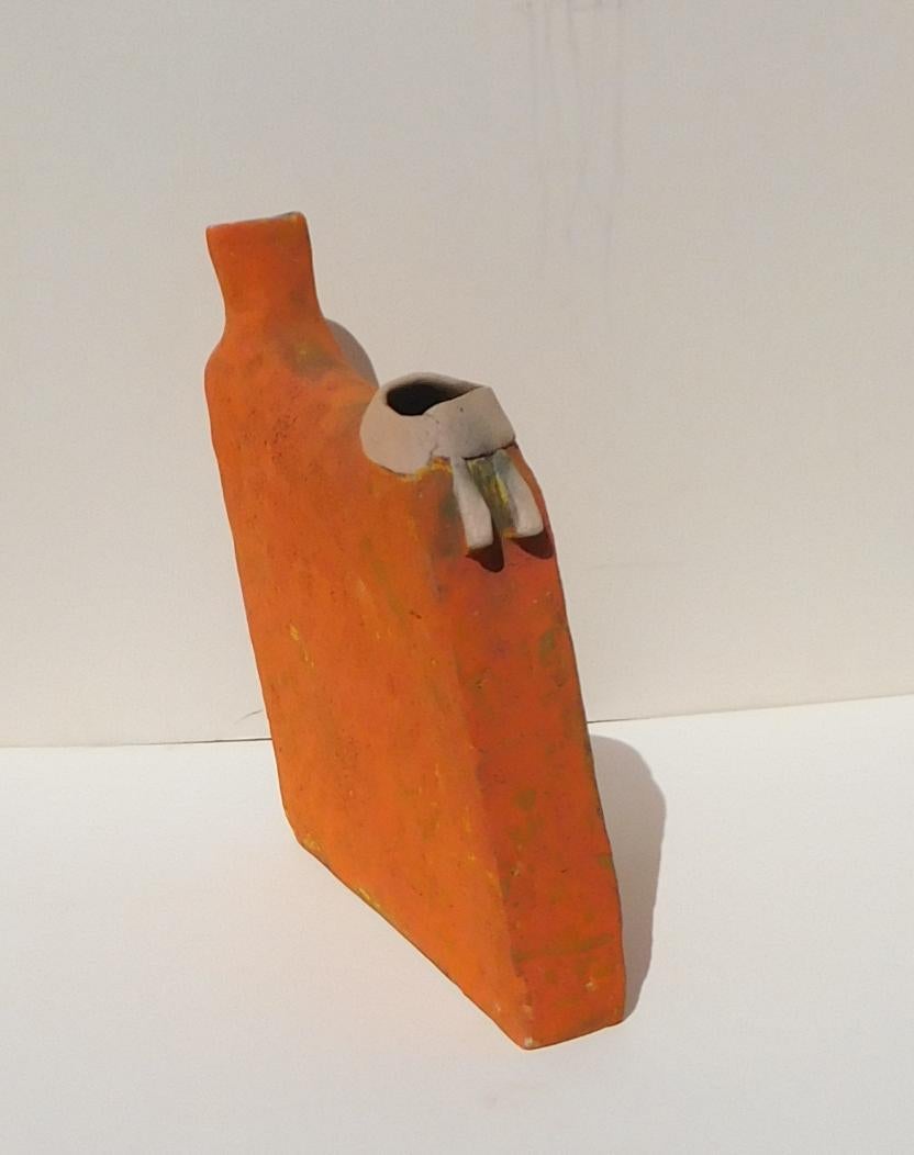 Late 20th Century Rick Dillingham Contemporary Pottery Artist - Ceramic Sculpture Gas Can Series