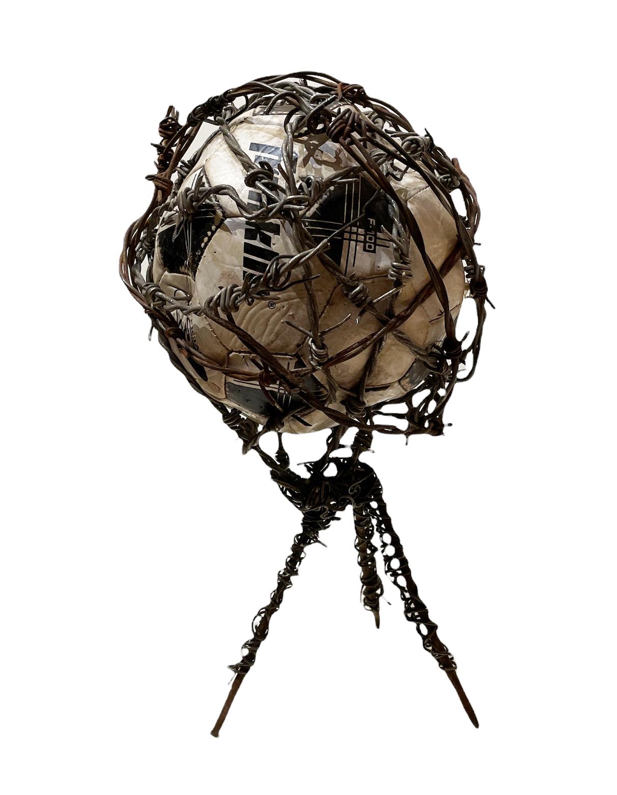 ball of barbed wire
