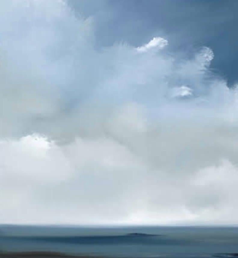 Truth; Contemporary Seascape - Painting by Rick Fleury