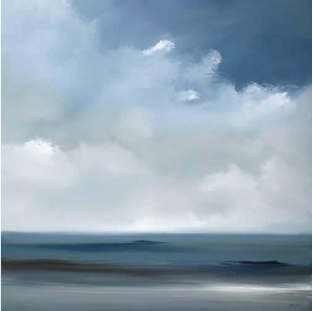 Rick Fleury Landscape Painting - Truth; Contemporary Seascape