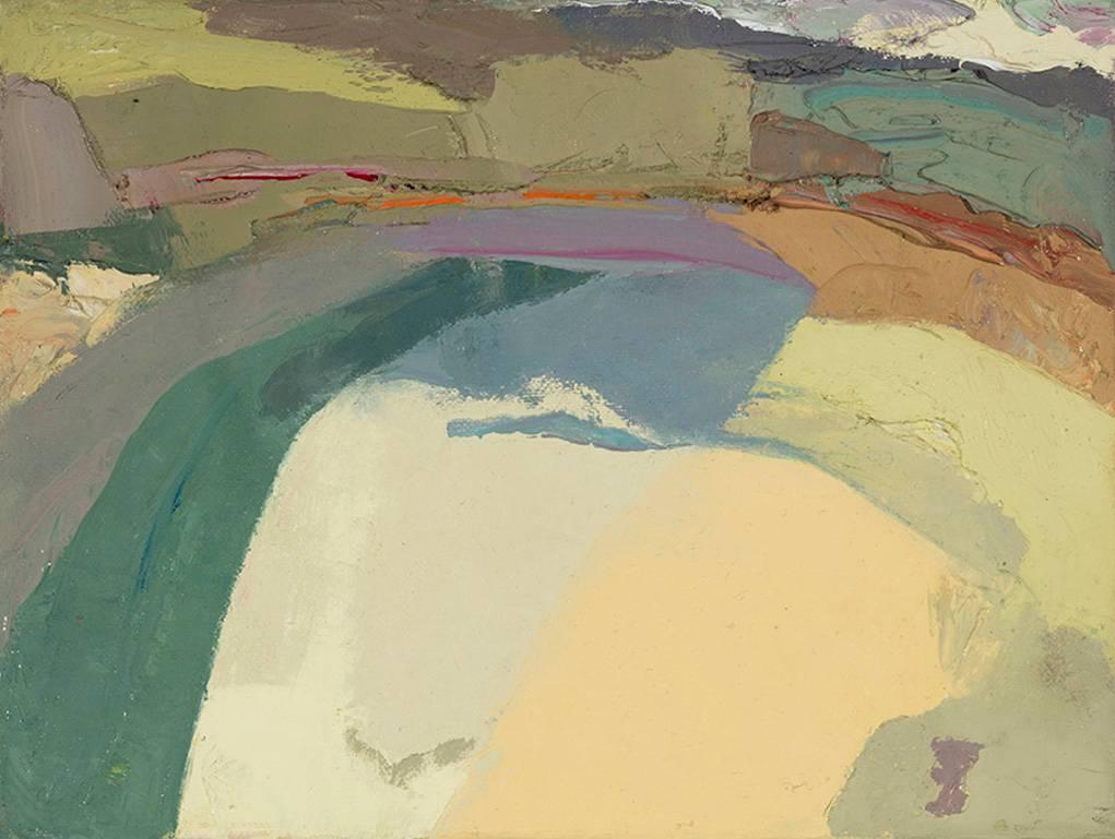 Rick Fox Abstract Painting - Sage Mountain
