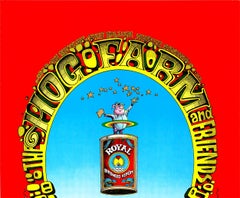 Original Hog Farm + Friends European Ltd Edition vintage poster