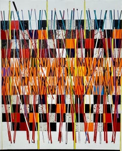 “It’s Lit” by Rick Griggs, 2025, Abstract Acrylic Painting on Canvas