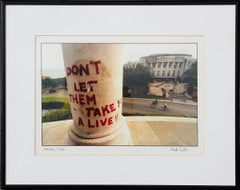 Havana, Cuba Daily Life Photograph of "Don't Let Them Take You Alive" Graffiti 