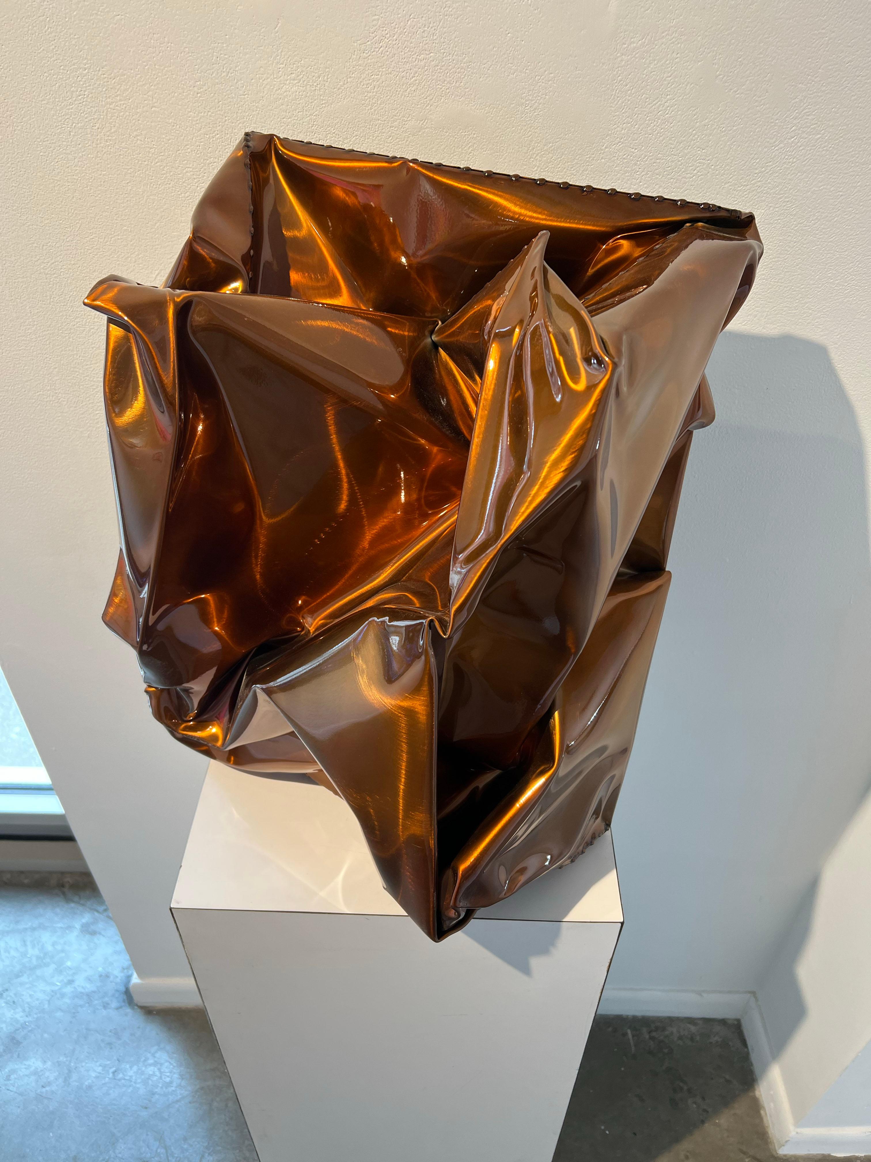 Chestnut - Abstract Sculpture by Rick Lazes