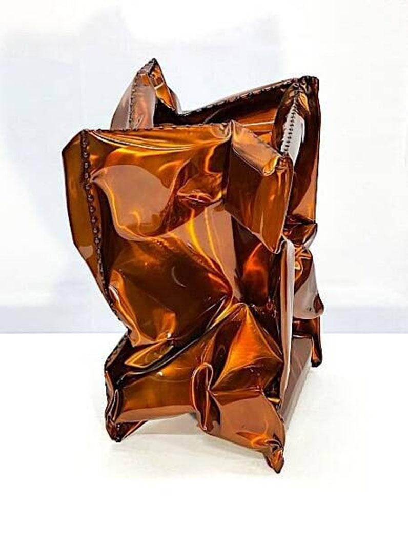 Rick Lazes Abstract Sculpture - Chestnut