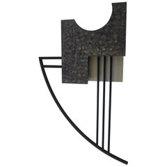 Rick Lee Metal Light Up Wall Sculpture in the Style of Jere