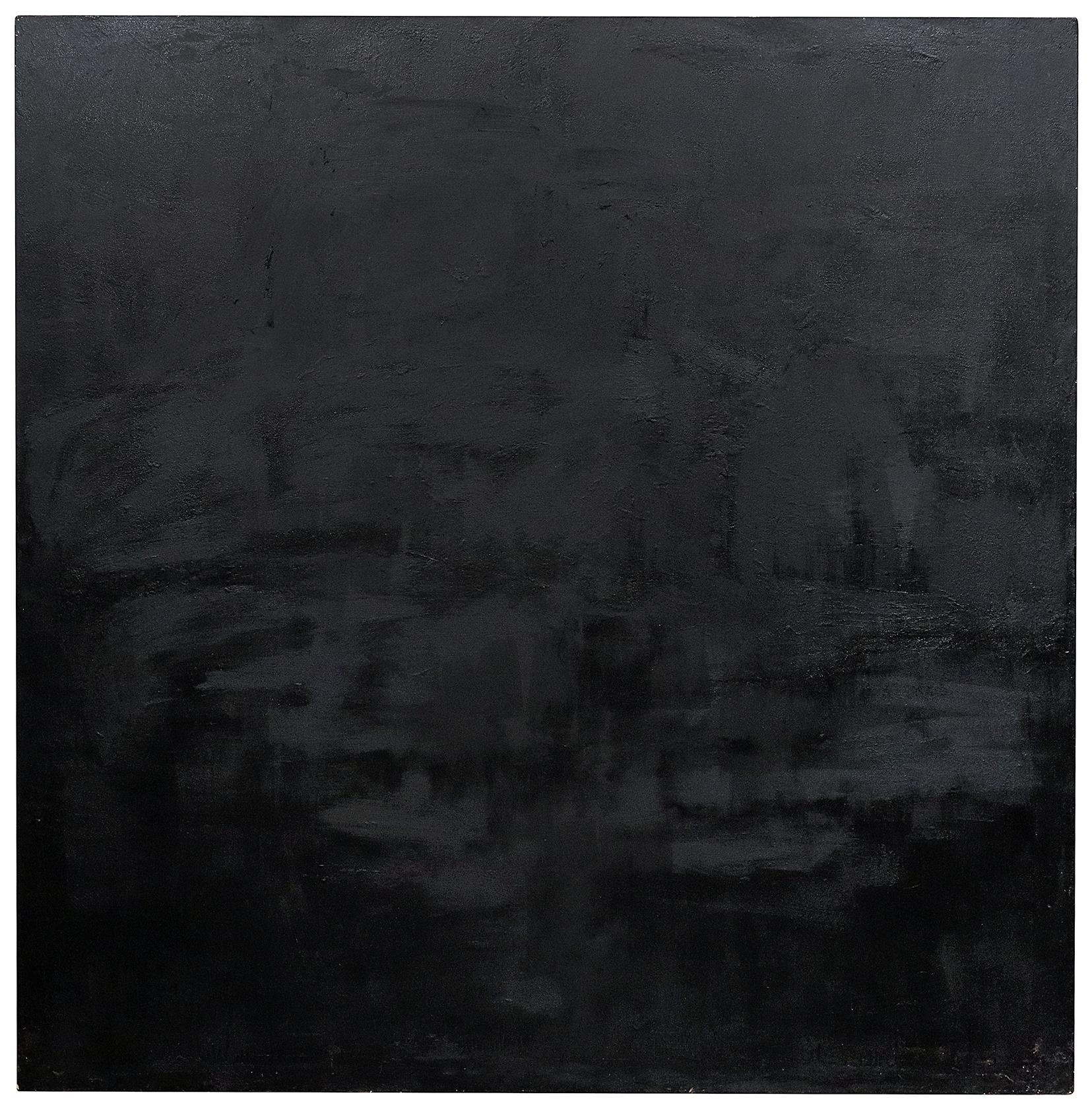 Rick Lewis - Black Globe, peinture 2023
