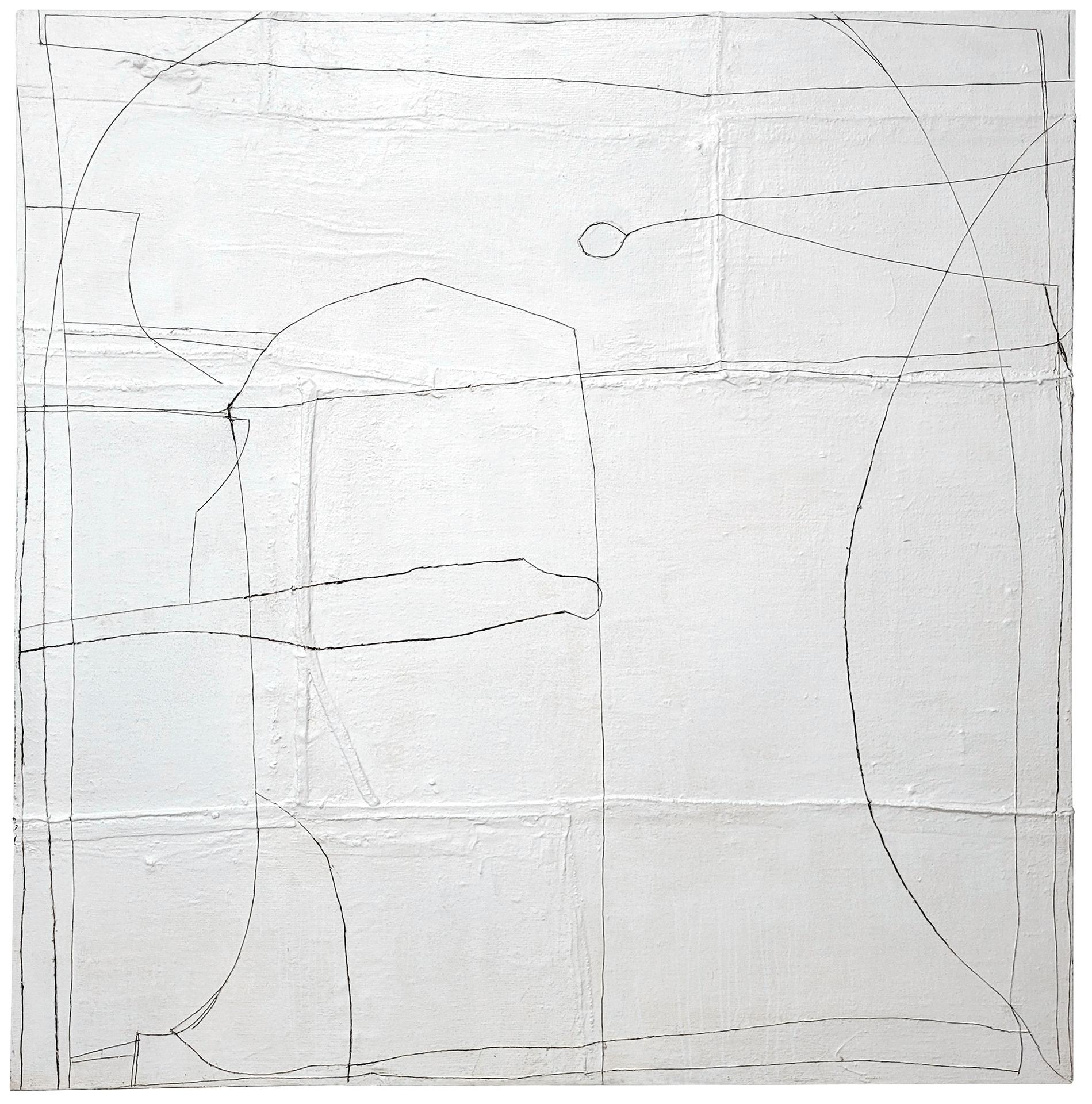 Manana Blanca II
Olio, bitume, grafite, polvere di marmo, iuta su tela
73" X 70"

Sono un'artista visiva il cui lavoro indaga l'astrazione su piccola e grande scala principalmente nel mezzo della pittura, impiegando l'uso di materiali industriali: