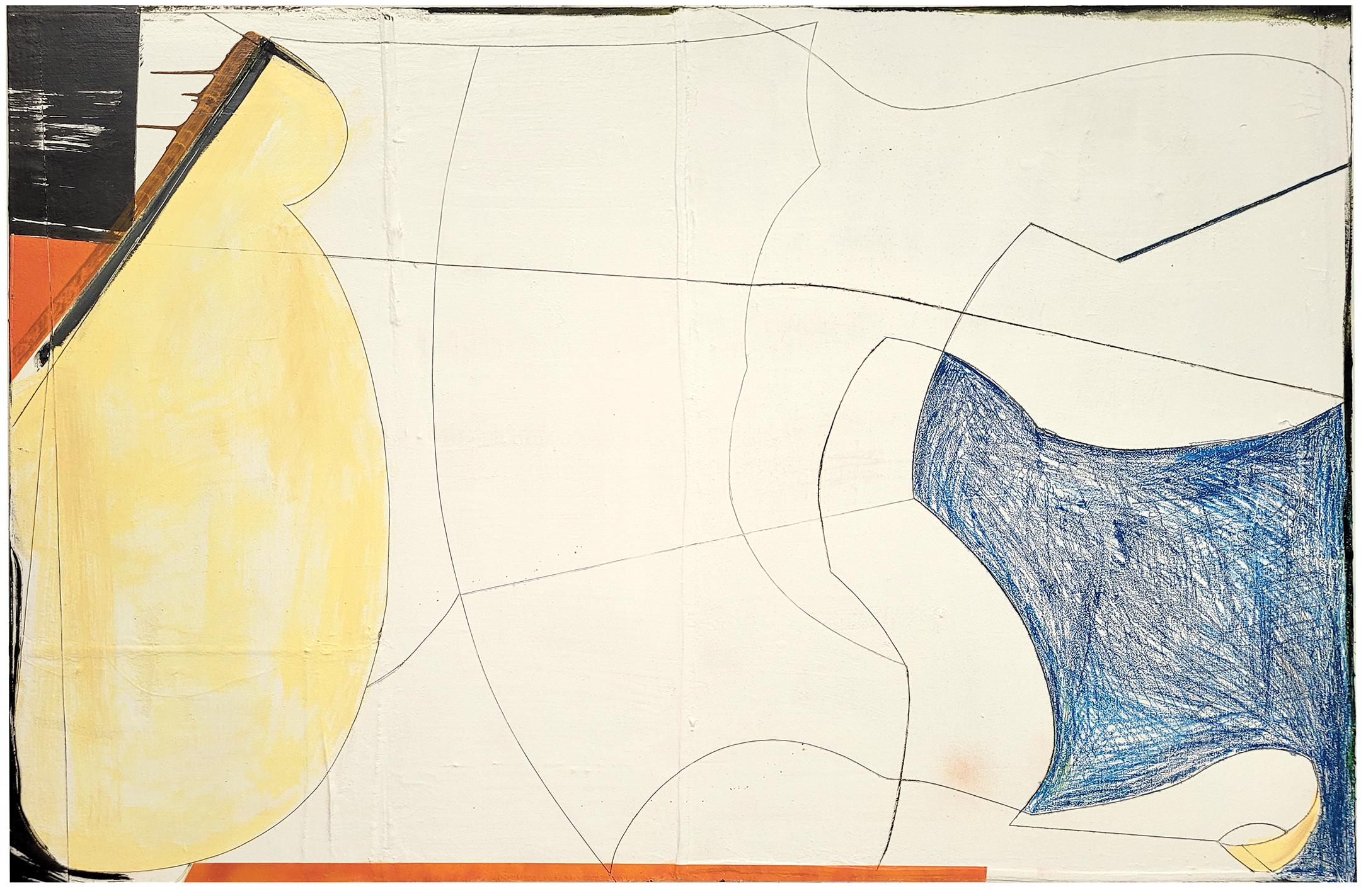 Rick Lewis - Spanish Windows II, peinture de 2023