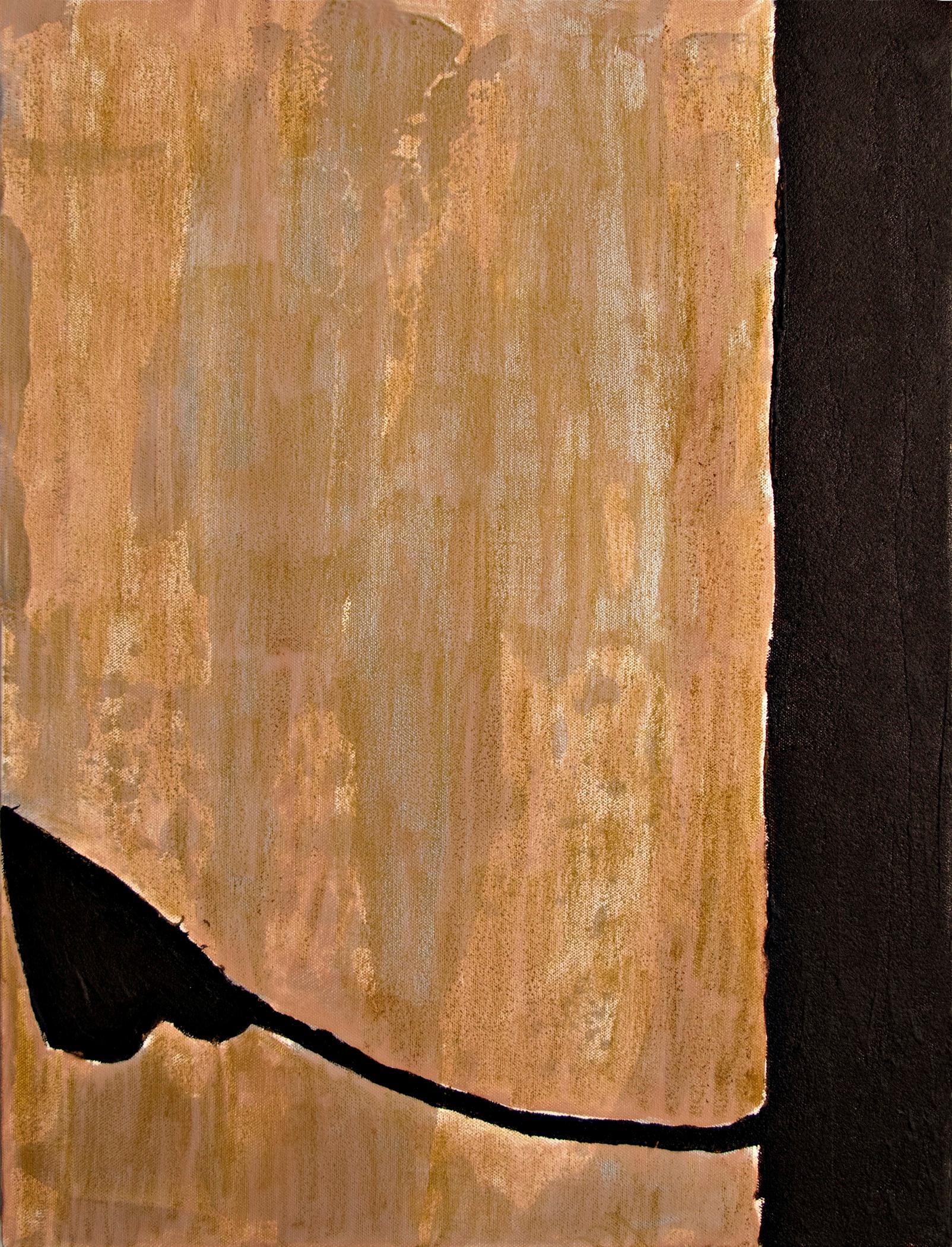 Rick Lewis Abstract Painting – Pinne (Versteck)