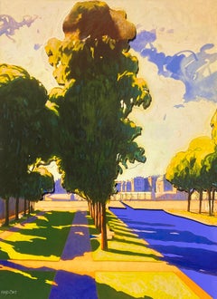On the Boulevard, Original Painting