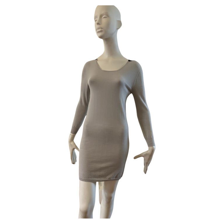 rick owens mesh dress Rick Owens racer-back Midi Dress | Grey