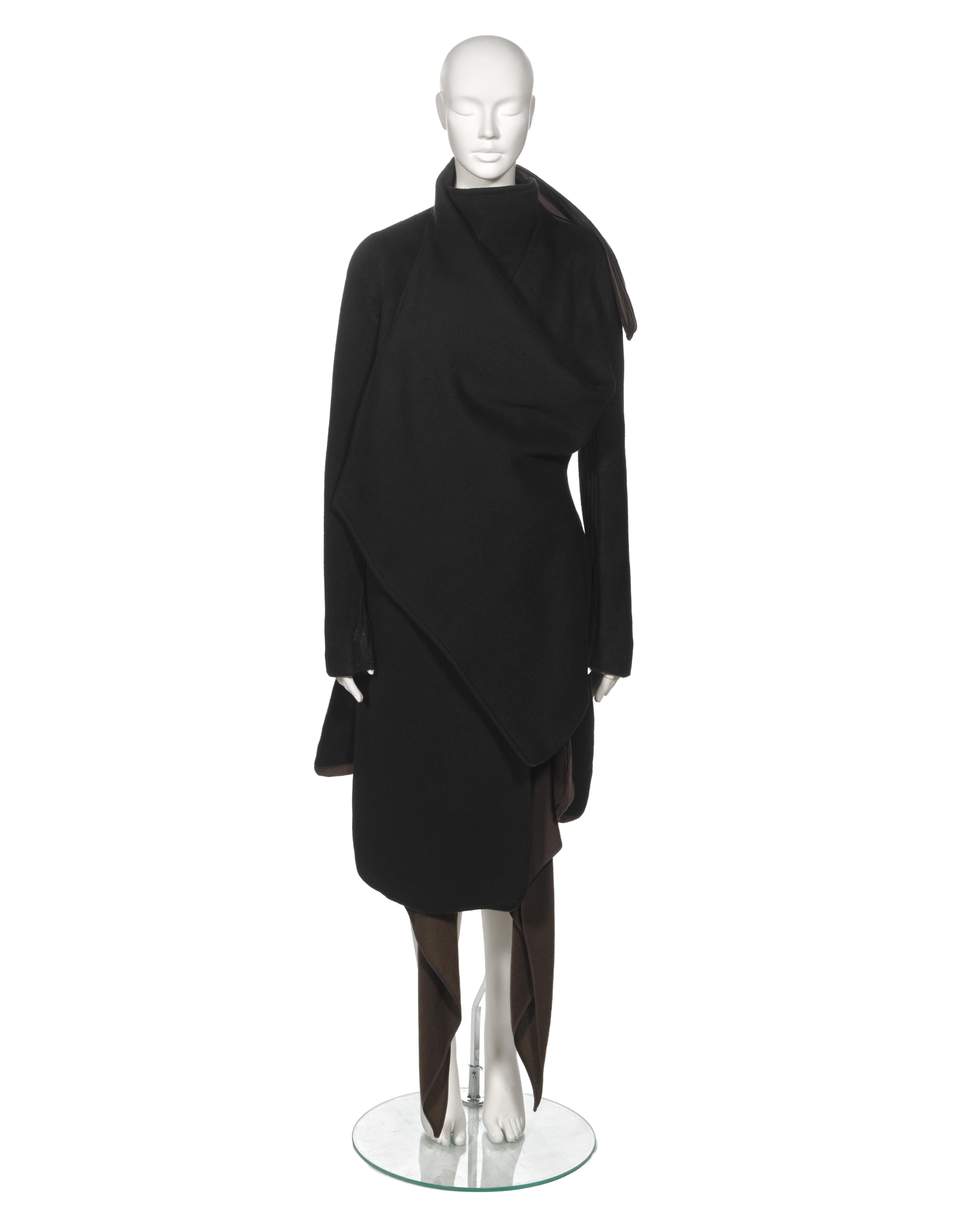 Rick Owens Angora Jacket and Cashmere Skirt 'Queen' Ensemble, fw 2004 For Sale 4