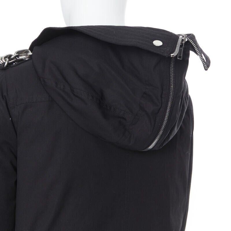 RICK Owens AW 2019 Larry Jumbo Parka incatenato in piuma d'oca pad IT40 S in vendita 5