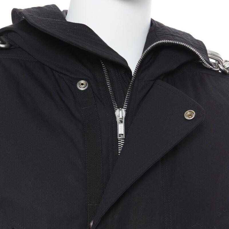 RICK Owens AW 2019 Larry Jumbo Parka incatenato in piuma d'oca pad IT40 S in vendita 6