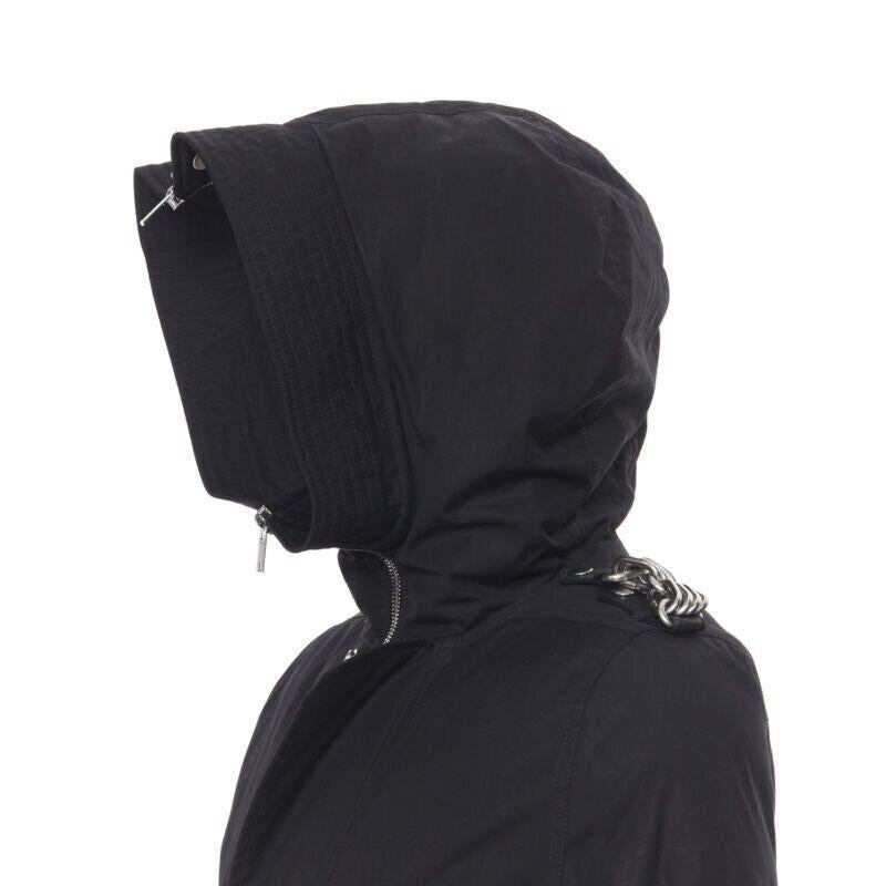RICK Owens AW 2019 Larry Jumbo Parka incatenato in piuma d'oca pad IT40 S in vendita 2