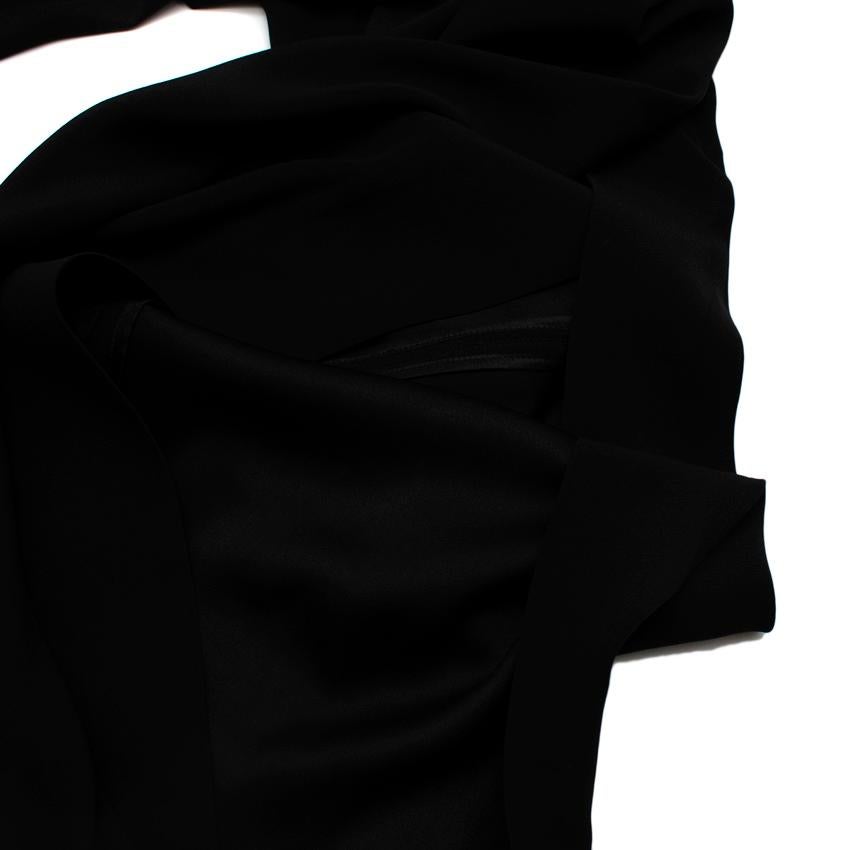 Rick Owens Black Fluid Column Dress For Sale 1