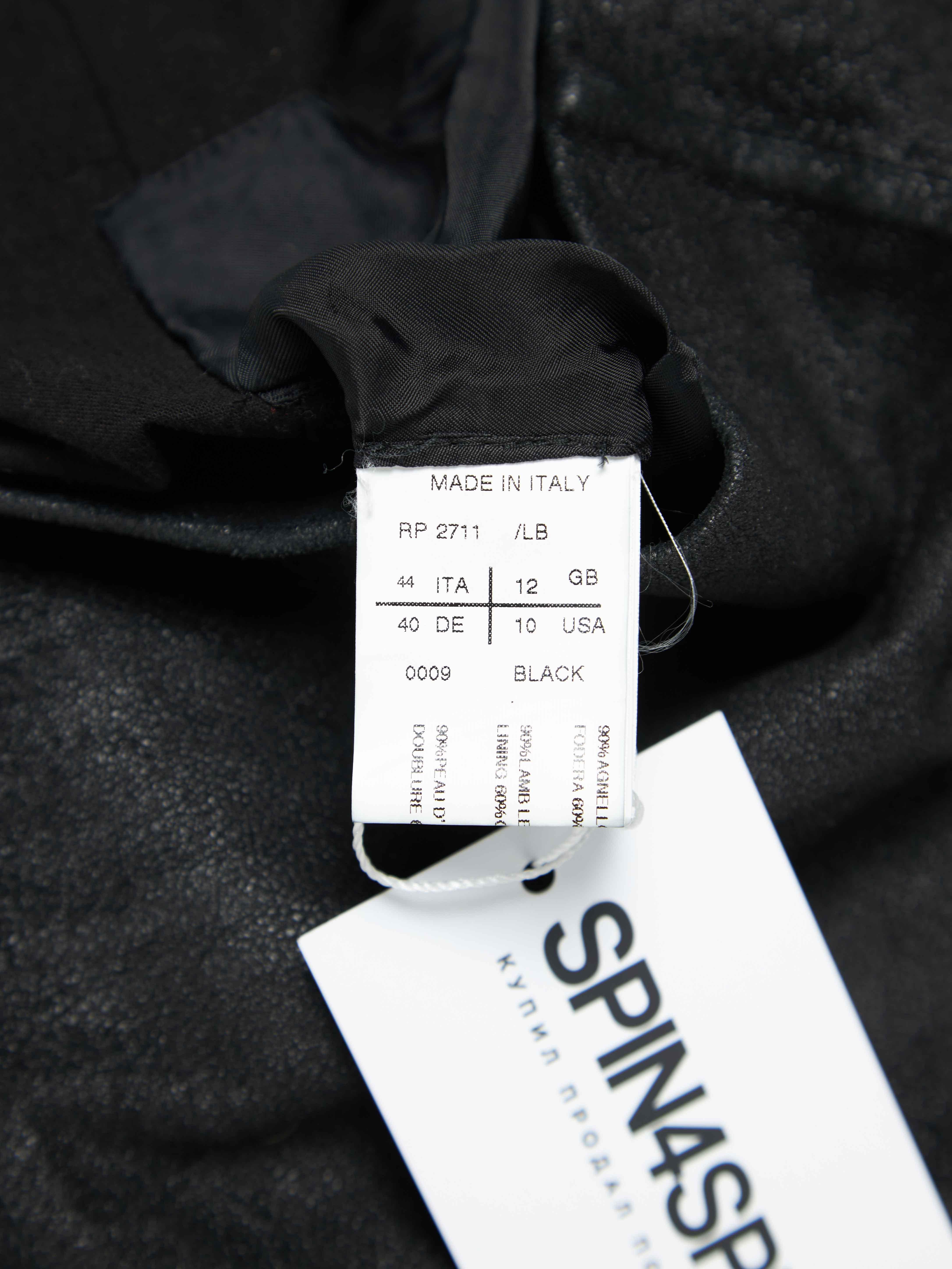 rick owens blistered leather jacket