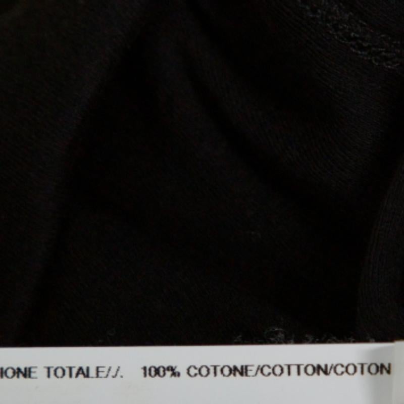 Rick Owens Black Knit Forever Tunic Top M For Sale 2
