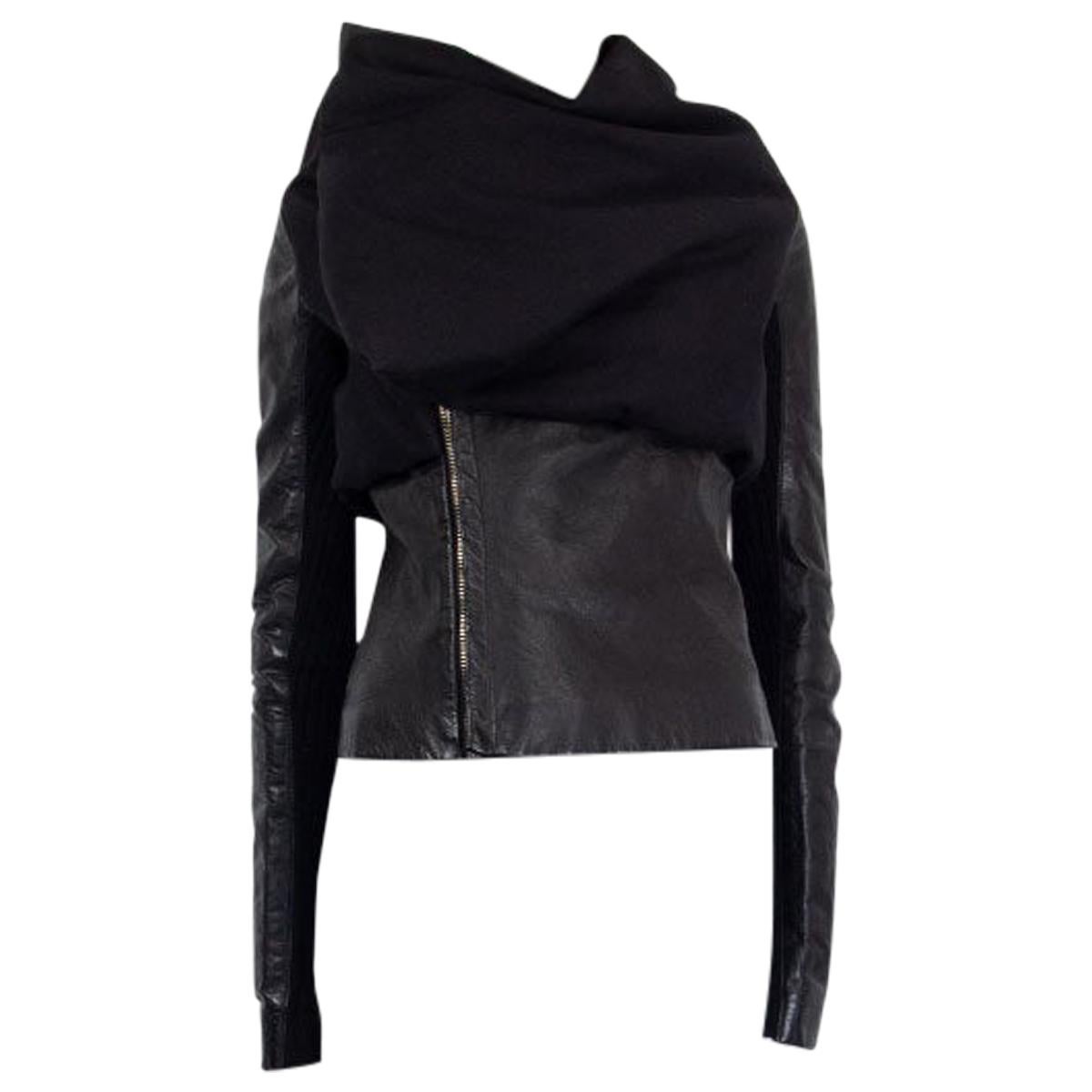 alpaca leather jacket