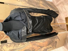 Rick Owens Black Leather Jacket