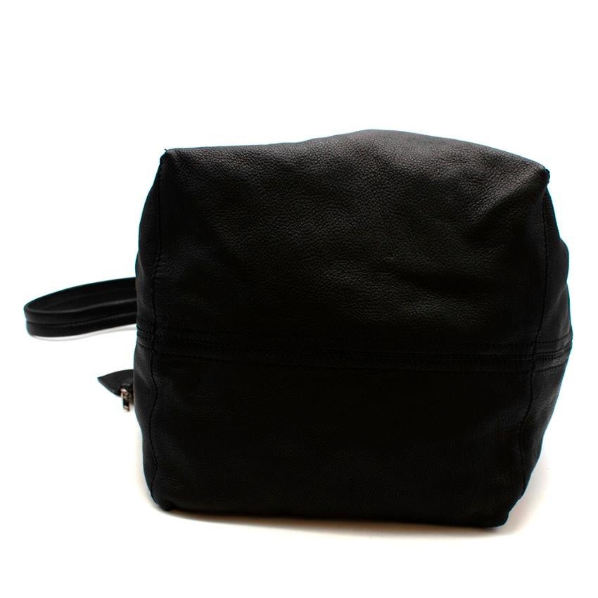 Rick Owens Black Leather Shoulder Bag 3