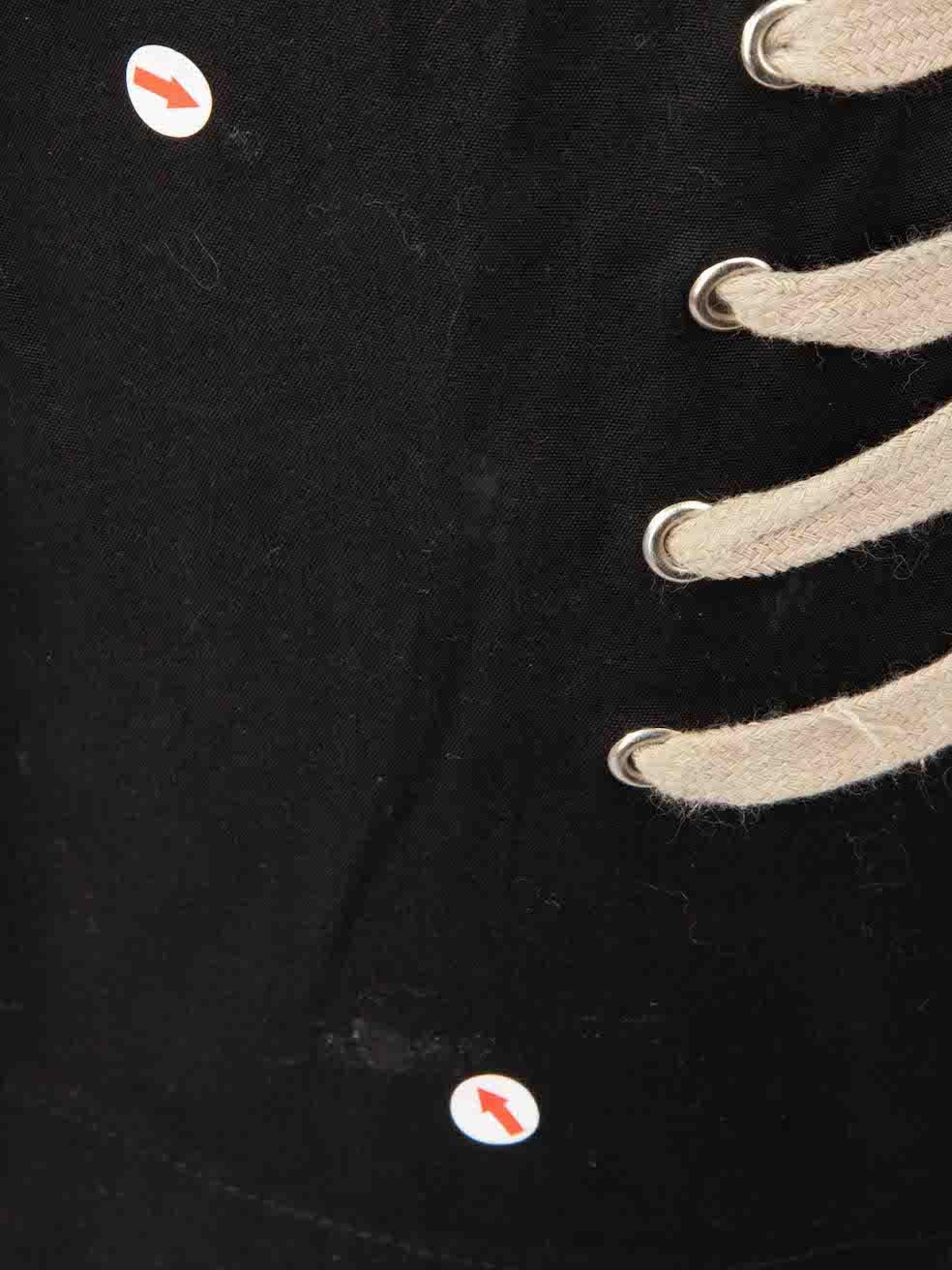 Rick Owens jupe noire à cordon de serrage superposé, taille S Pour femmes en vente