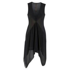 Rick Owens Black Sheer Tunic