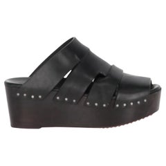 Rick Owens Schwarze Wedges - 2010s Rick Owens Schwarze Wedges - 2010s