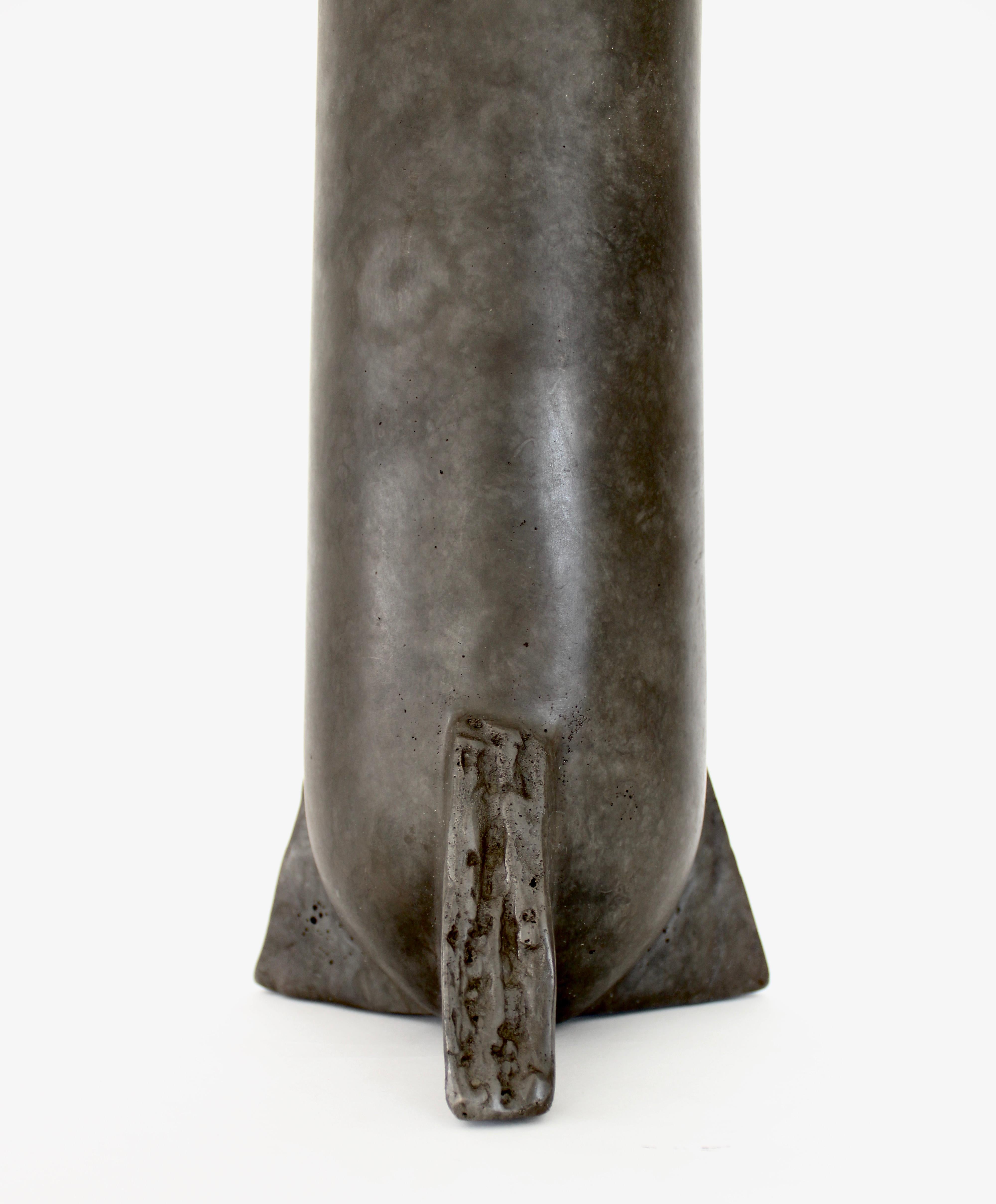 Rick Owens Bronze Sculptural Urnette Vase in Nitrate Patina 6