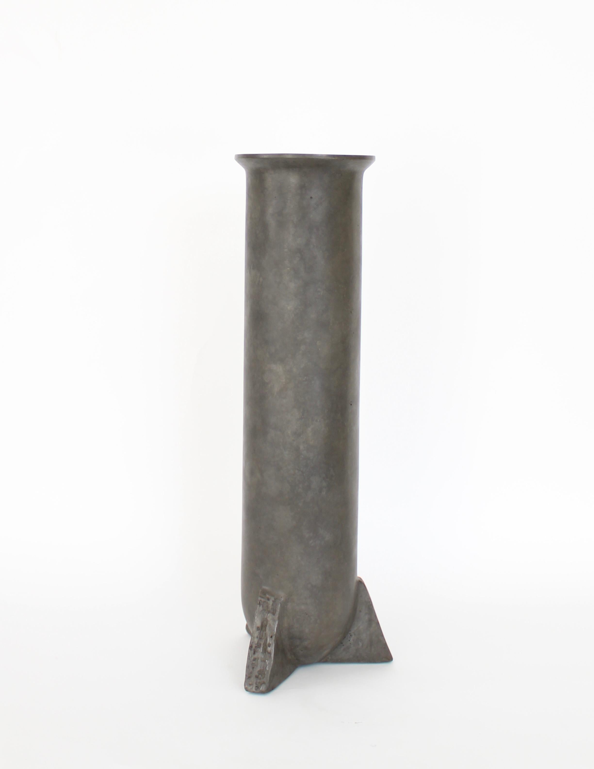 Rick Owens Bronze Sculptural Urnette Vase in Nitrate Patina 1