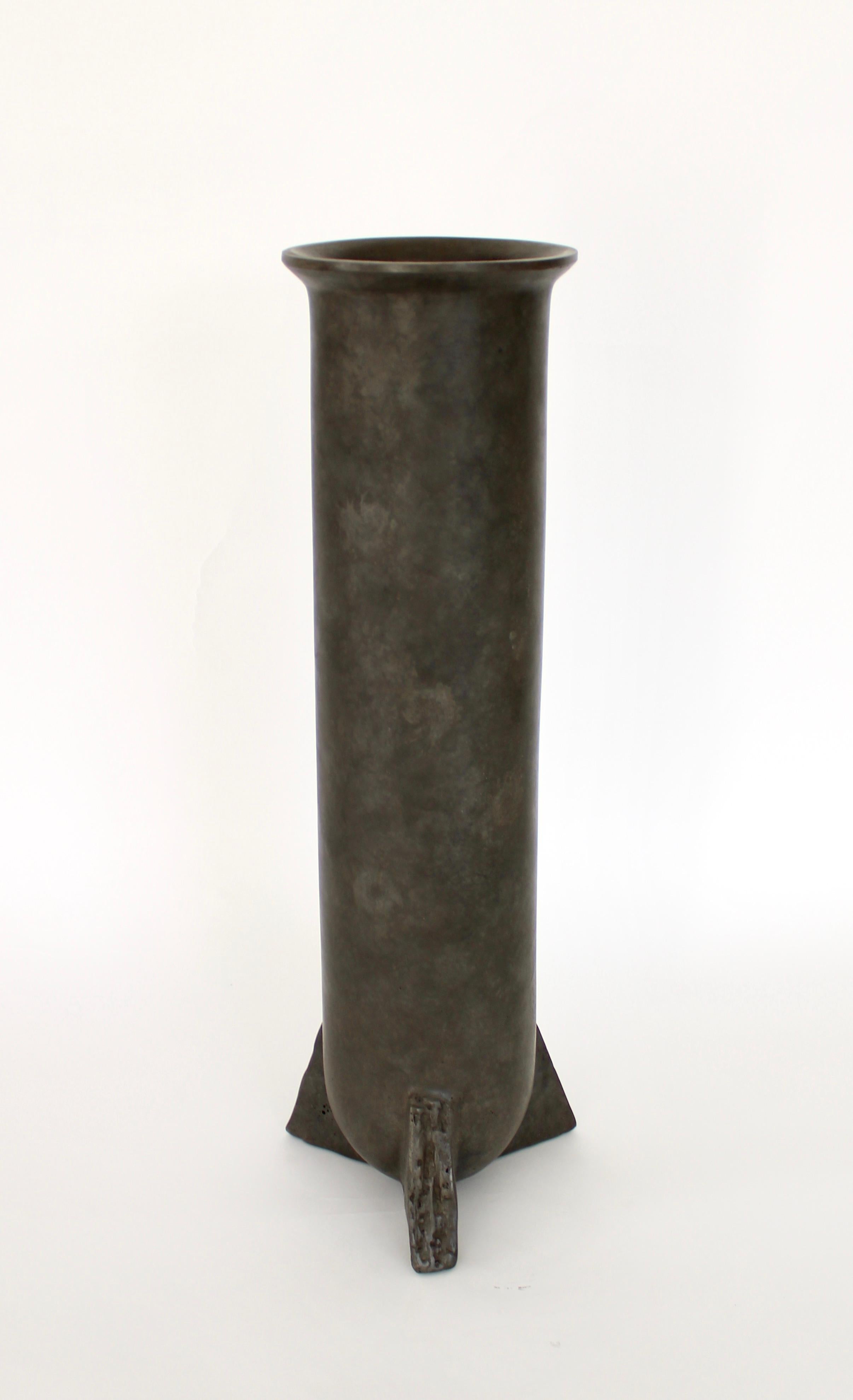 Rick Owens Bronze Sculptural Urnette Vase in Nitrate Patina 2