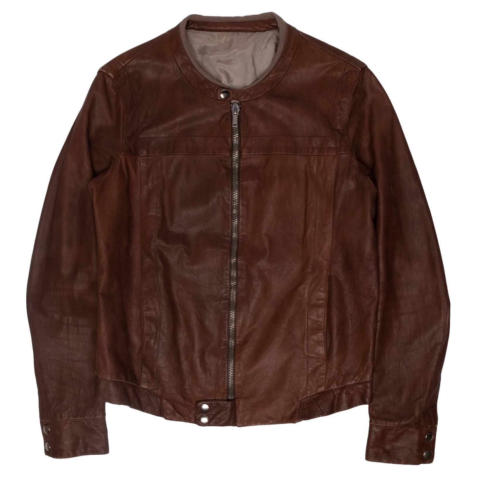 Rick Owens Buffalo Leather Jacket