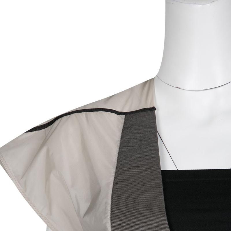 Rick Owens Colorblock Nylon Carapace Cap Sleeve Vest S 1