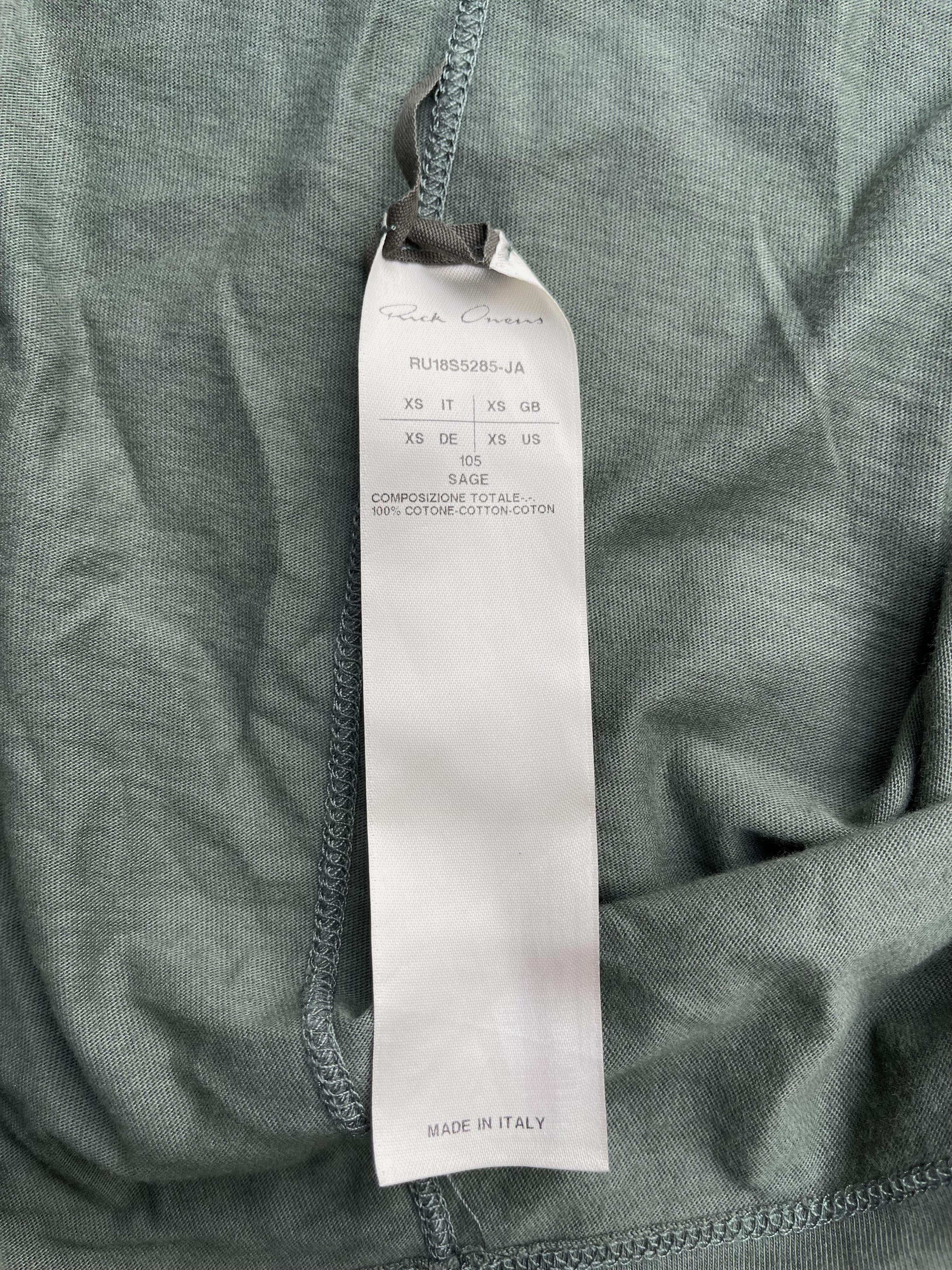 Rick Owens “Dirt” Jumbo Hoodie, Spring Summer 2018 In Excellent Condition For Sale In Tương Mai Ward, Hoang Mai District