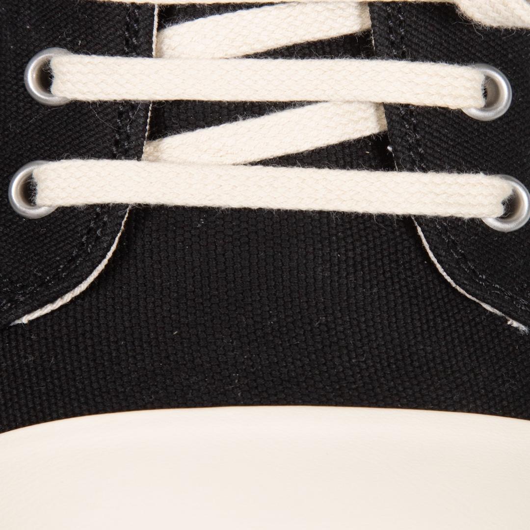 Women's Rick Owens DRKSHDW Black & White Chunky Lace Up Trainers Size IT 40 For Sale