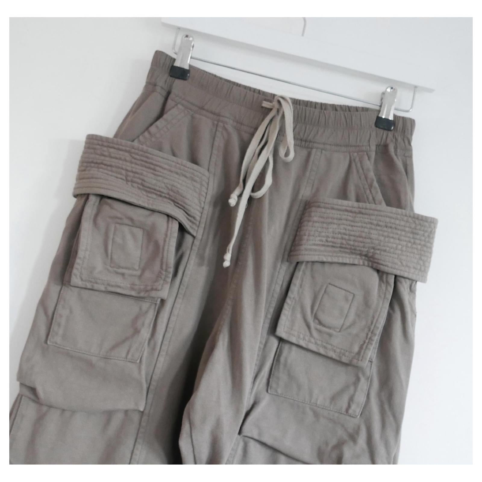 Rick Owens DRKSHDW Creatch Cargo Pants Unisex In Excellent Condition For Sale In London, GB