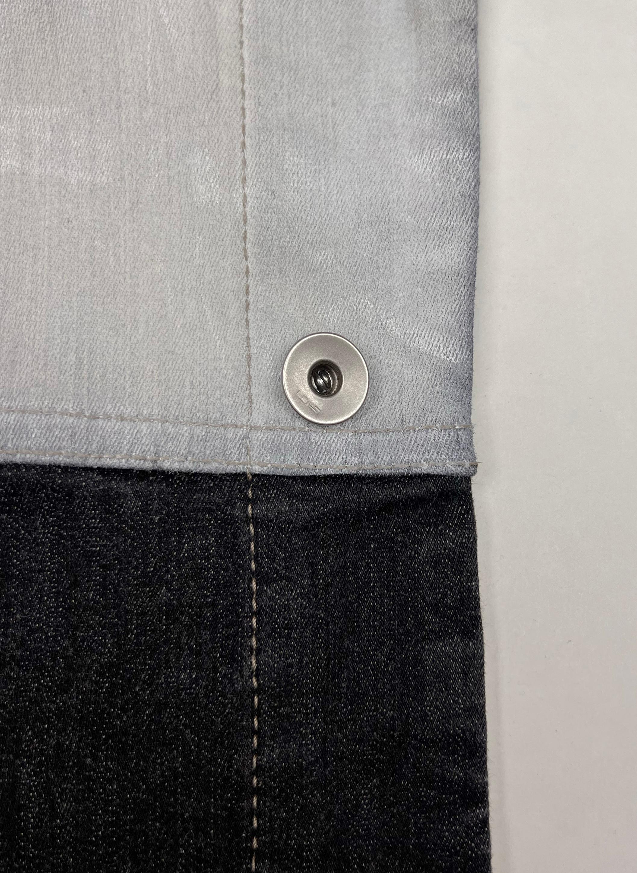 Rick Owens DRKSHDW painted panel denim jacket For Sale 7