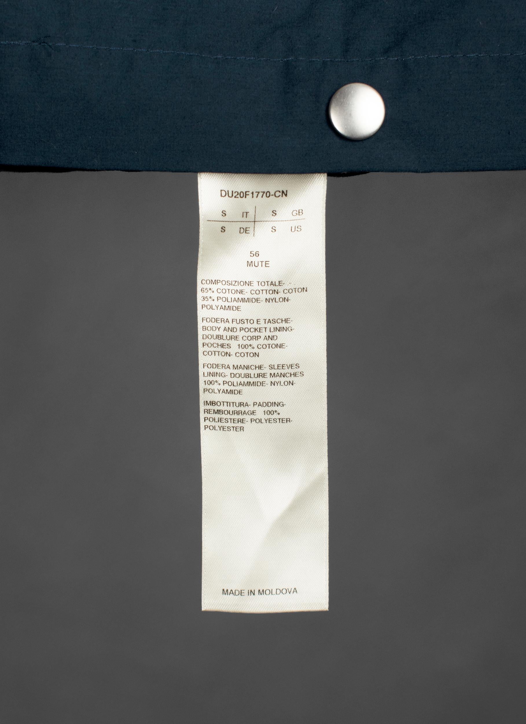 Rick Owens DRKSHDW giacca imbottita con bottoni automatici in vendita 2