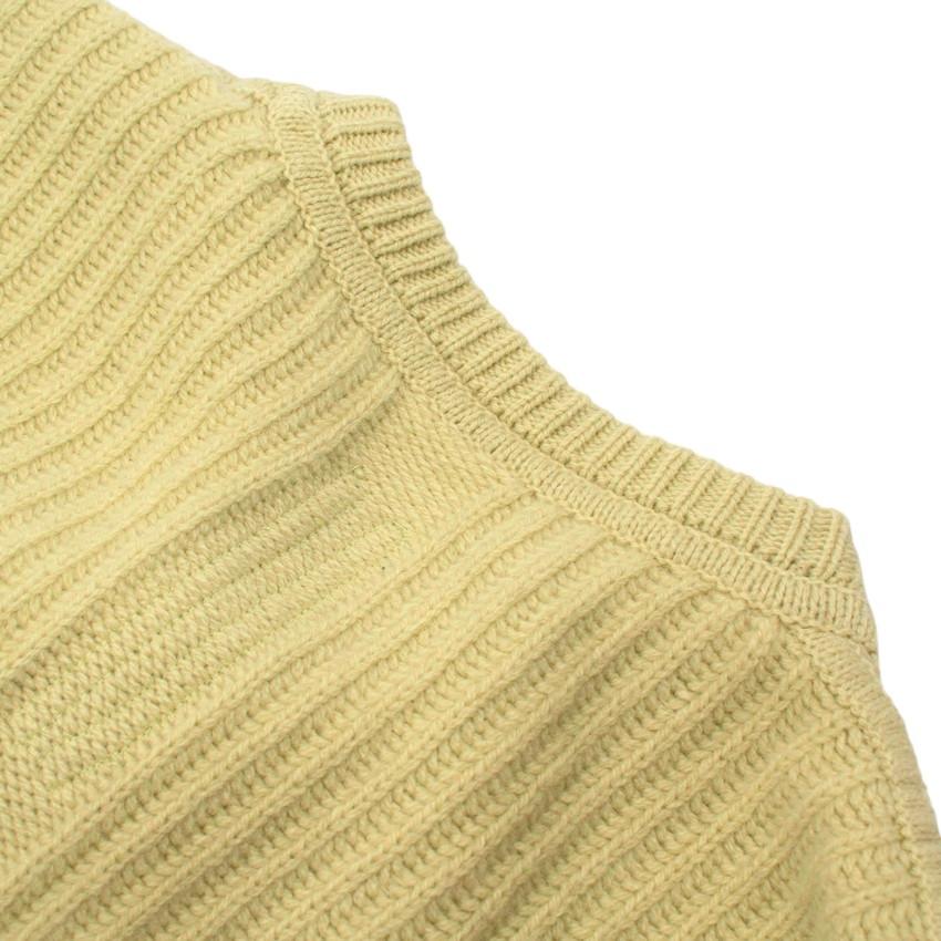 Rick Owens Fisherman Ribbed Wool Sweater For Sale 2