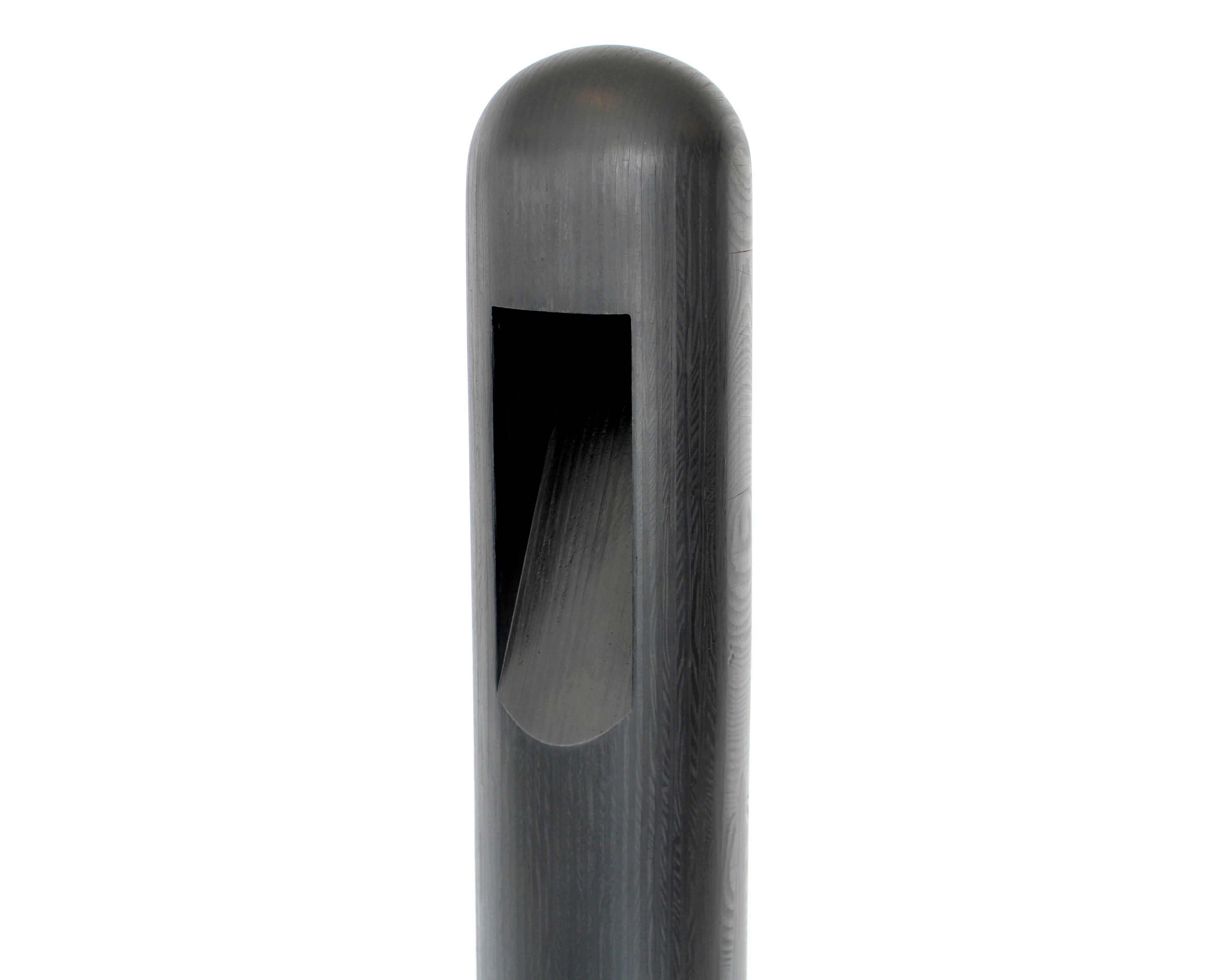 Rick Owens - Lampe de table ou lampadaire en contreplaqué noir français en vente 3
