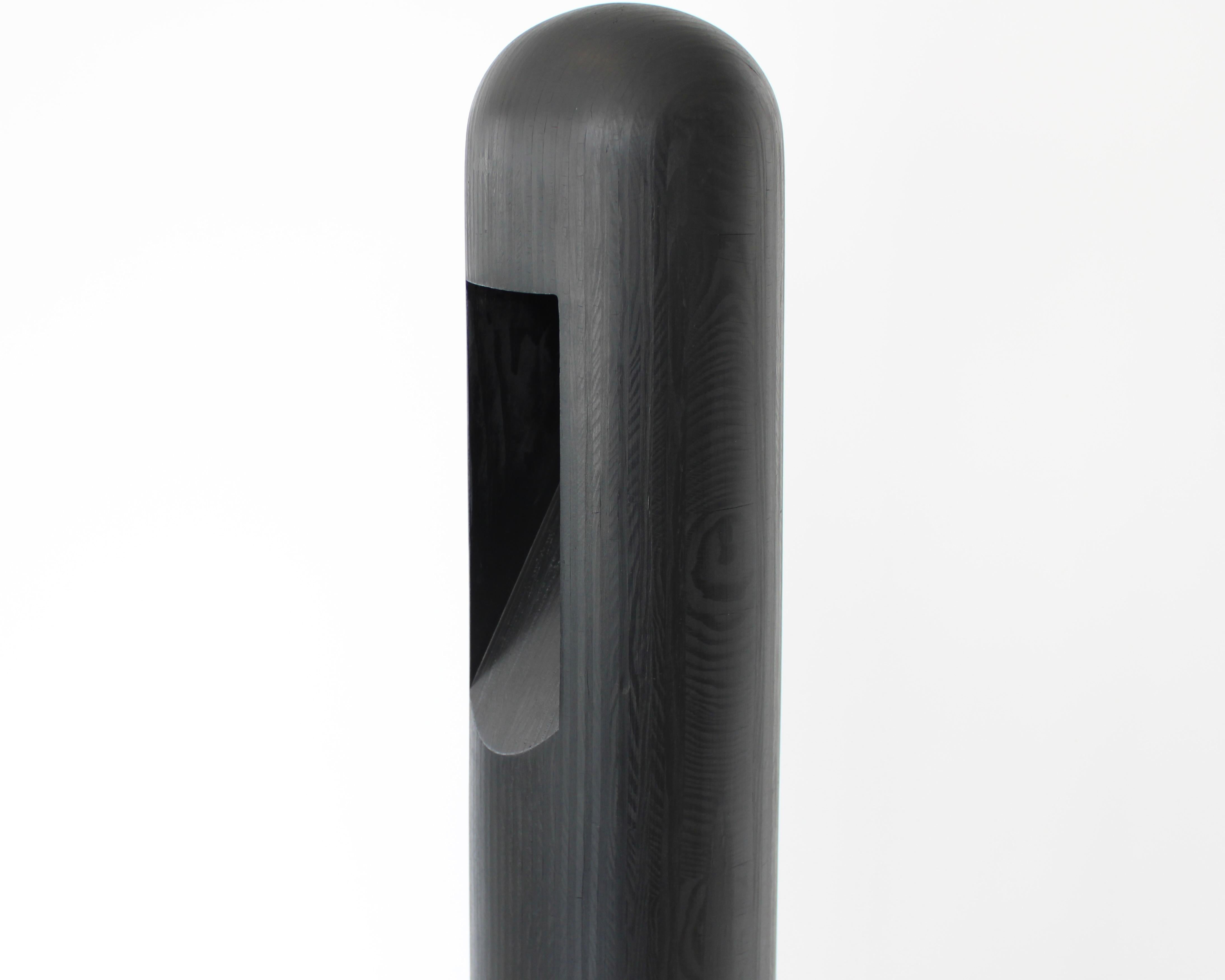 Rick Owens - Lampe de table ou lampadaire en contreplaqué noir français en vente 4