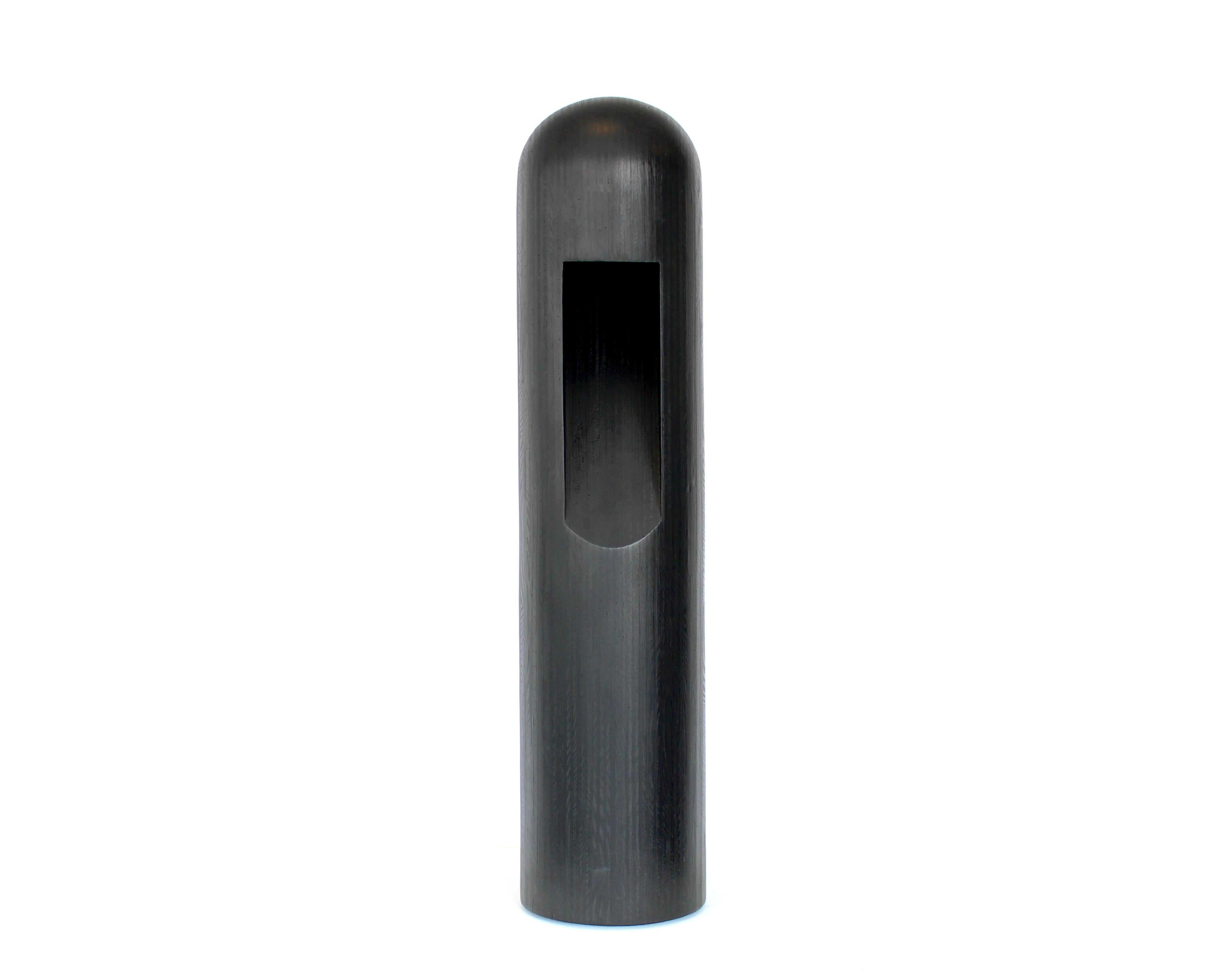 Noirci Rick Owens - Lampe de table ou lampadaire en contreplaqué noir français en vente