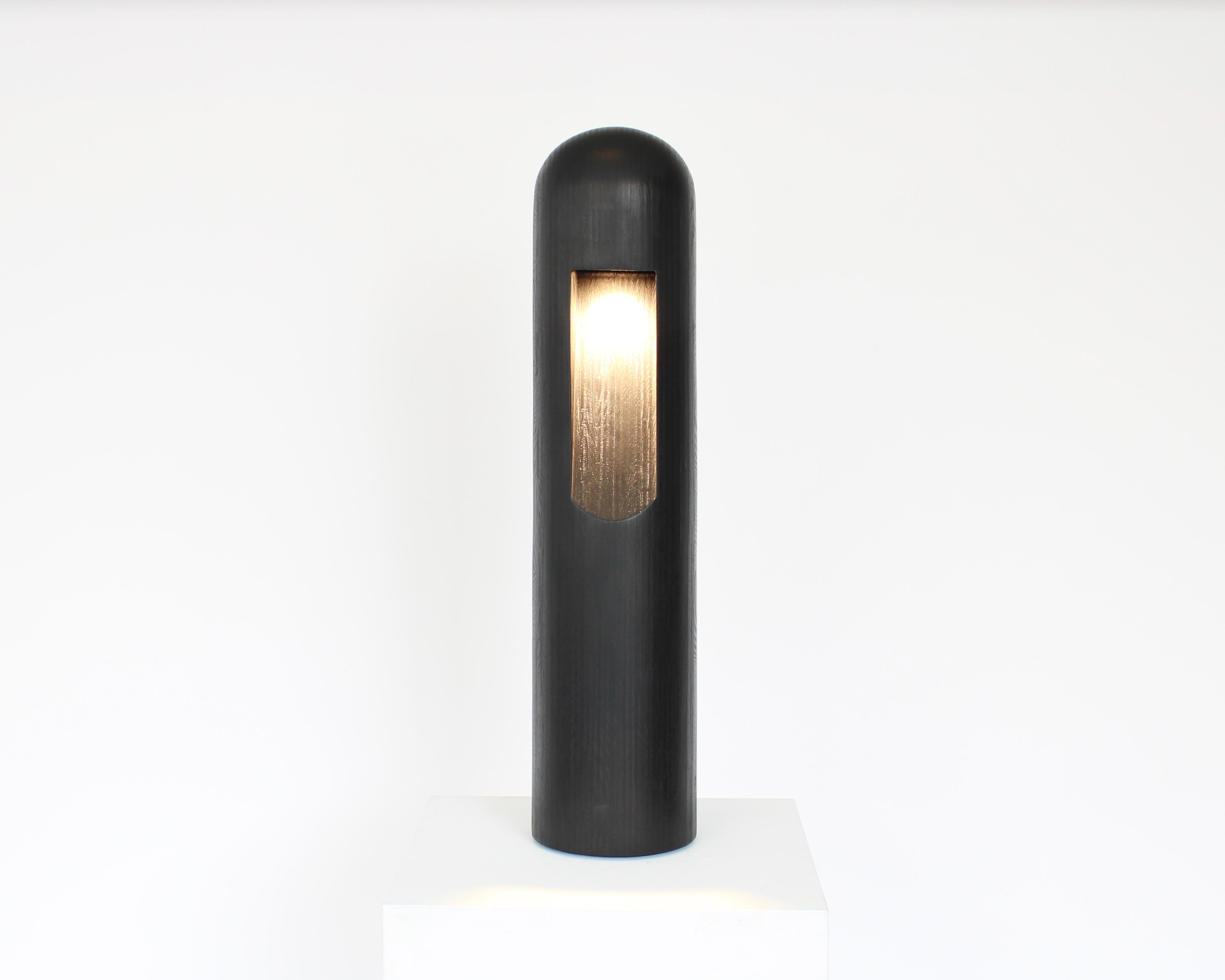 Rick Owens - Lampe de table ou lampadaire en contreplaqué noir français Neuf - En vente à Chicago, IL