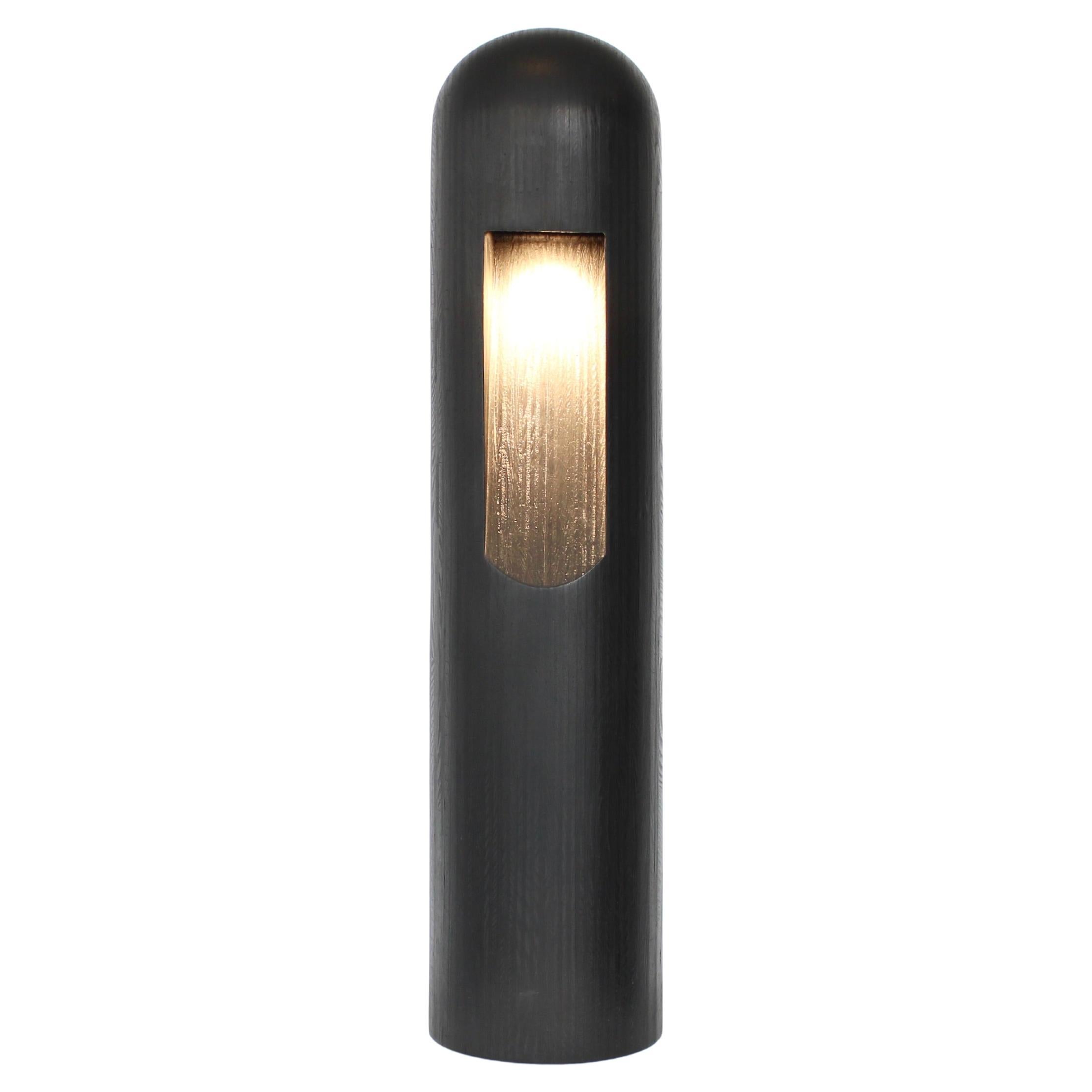 Rick Owens French Black Plywood Table or Floor Lamp