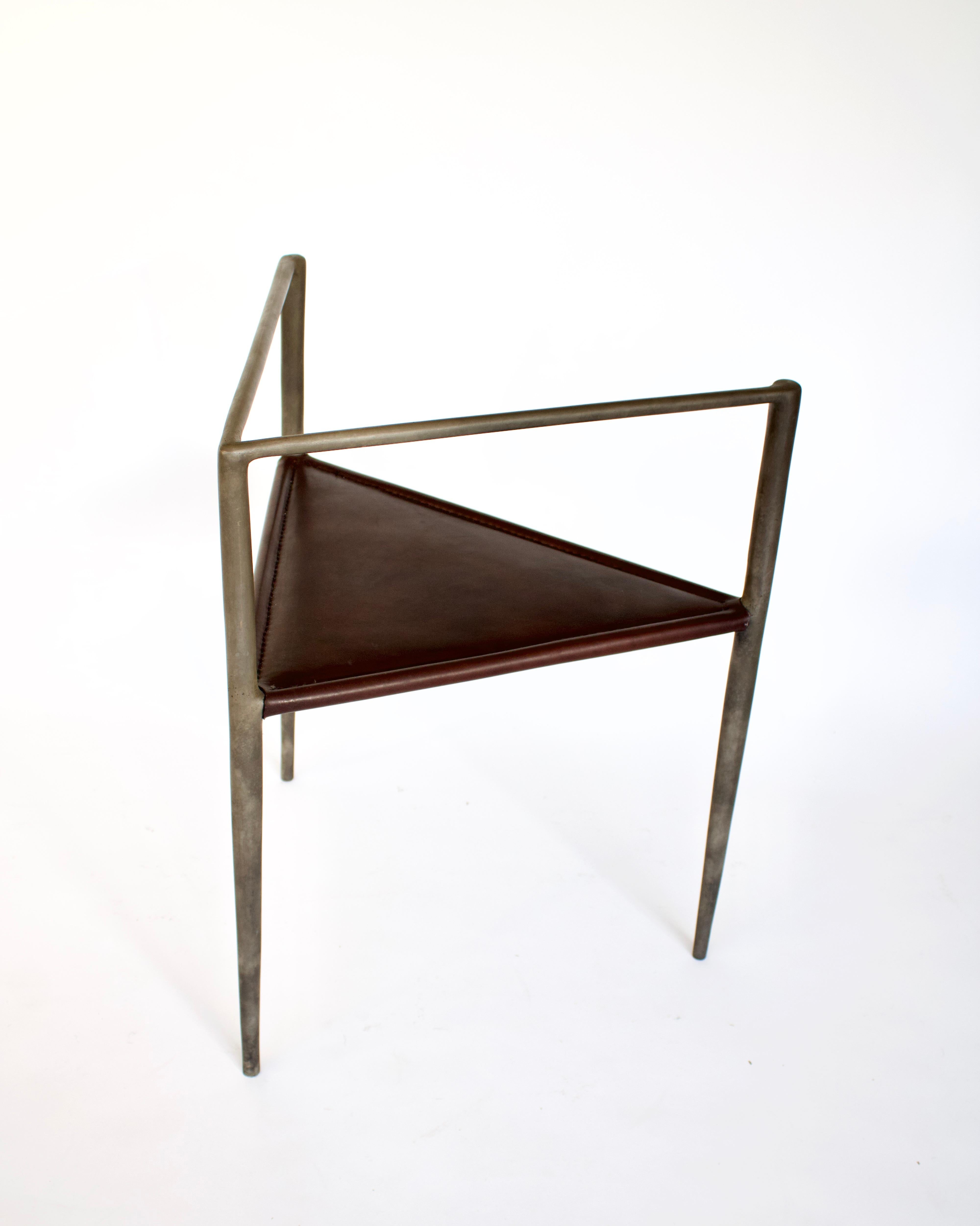 Rick Owens French Cast Bronze Alchemy Chair Nitrate Patina For Sale 4