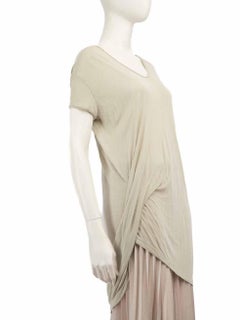 Rick Owens FW 22 Grey Crew Neck Top Size XS